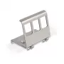 Delock Keystone metallipidike 3 portille DIN-kiskoon (88139)