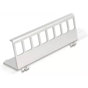 Delock Keystone metalliteline 8-porttinen DIN-kiskoon (90657)