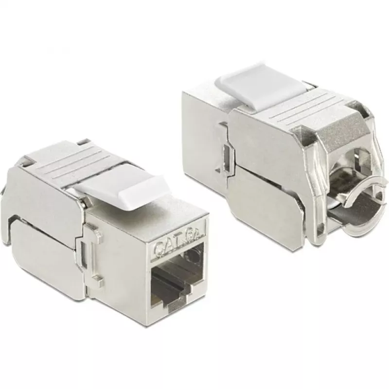 Delock Keystone-moduuli RJ45 naaras LSA Cat.6A STP