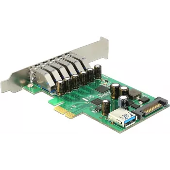 Delock PCI Express x1 kortti 6 x ulkoiseen + 1 x sisäiseen USB 3.0