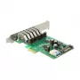 Delock PCI Express x1 kortti 6 x ulkoiseen + 1 x sisäiseen USB 3.0