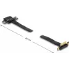Delock PCI Express x1 riser-kortti 90° kulmaliittimellä ja 60 cm kaapelilla