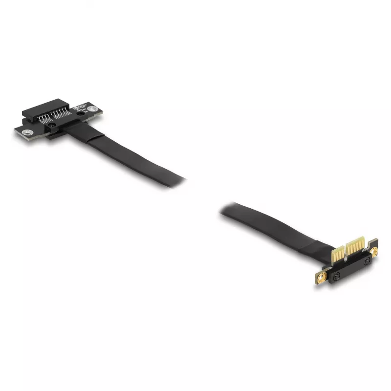 Delock PCI Express x1 riser-kortti 90° kulmaliittimellä ja 60 cm kaapelilla