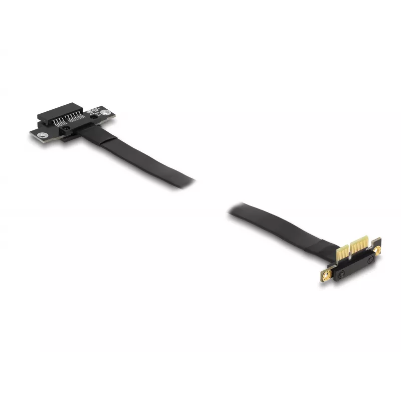 Delock PCI Express x1 riser-kortti 90° kulmaliittimellä ja 60 cm kaapelilla