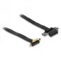 Delock PCI Express x1 riser-kortti 90° kulmaliittimellä ja 60 cm kaapelilla