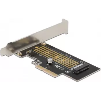 Delock PCI Express x4 -kortti 1 x sisäiseen NVMe M.2 Key M 80 mm - matalaprofiili 90047