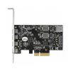 Delock PCI Express x4 -kortti 4 x USB Type-C + 1 x USB Type-A - SuperSpeed USB 10 Gbps - Low Profile -muotokerroin, USB-ohjain