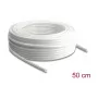 Delock paineilmaletku 10 x 6,5 mm PU 50 m rulla valkoinen