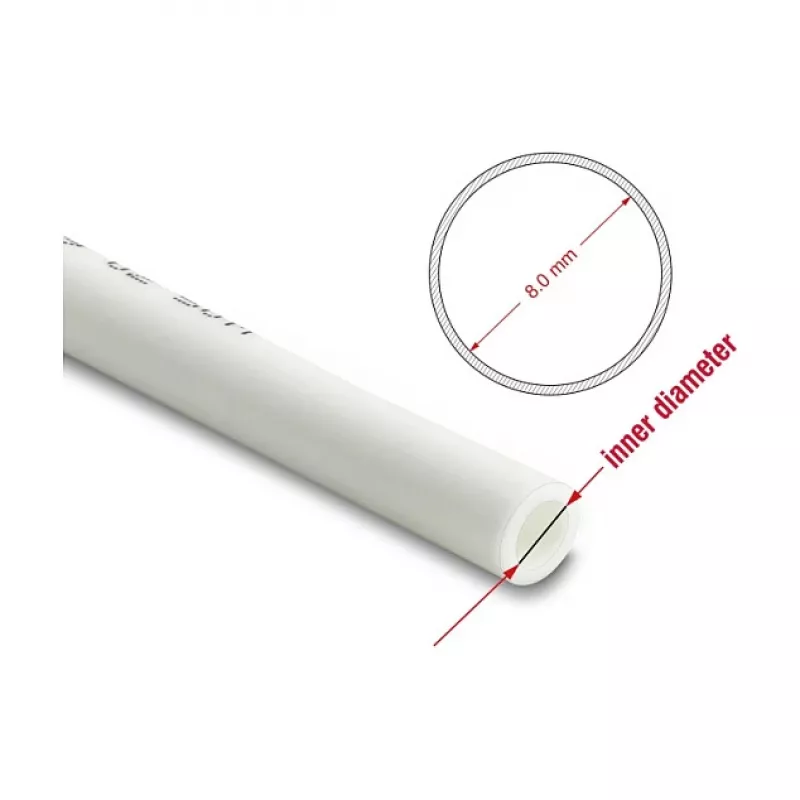 DELOCK paineilmaletku 12 x 8 mm 50 m rulla valkoinen