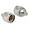 DeLOCK RF-adapteri N plug - SMA jack 50 Ohm