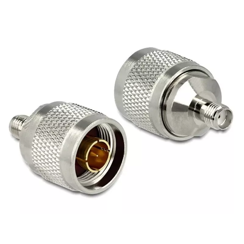 DeLOCK RF-adapteri N plug - SMA jack 50 Ohm