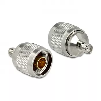 DeLOCK RF-adapteri N plug - SMA jack 50 Ohm