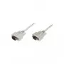Delock RS-232-sarjakaapeli D-Sub9-liitin liittimeen 3 m beige 84289