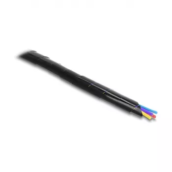 Delock spiraaliletku 15 mm halkaisija 10 m musta