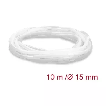 Delock spiraaliletku 15 mm halkaisija 10 m läpinäkyvä