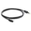 Delock TOSLINK-kaapeli Mini TOSLINK 3,5-mm-uros - TOSLINK-uros, Ø 2,2 mm, 1,5 m, musta
