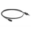 Delock TOSLINK-kaapeli Mini TOSLINK 3,5-mm-uros - TOSLINK-uros, Ø 2,2 mm, 1 m, musta