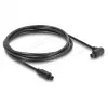 Delock TOSLINK digitaalinen optinen audiokaapeli, 90° kulma - suora, 1,5 m, 4 mm, musta