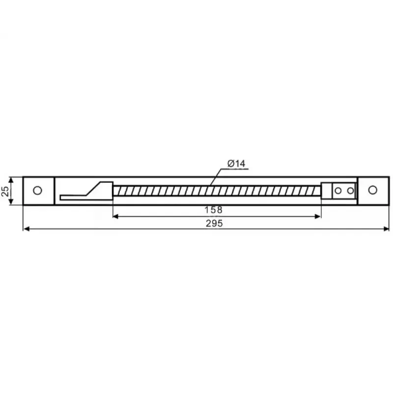 DELTA ATLO-KPS-21X262/SHEEL-S Kaapelin suojus profiiliin upotettavaksi