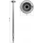 DELTA BR-60X120 teleskooppikattoteline CCTV-kameroille, 710–1220 mm, valkoinen