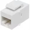 DELTA FX-RJ45-G/RJ45-G/6 suojattu Cat6 Keystone -liitin, työkaluton, kultakontaktit
