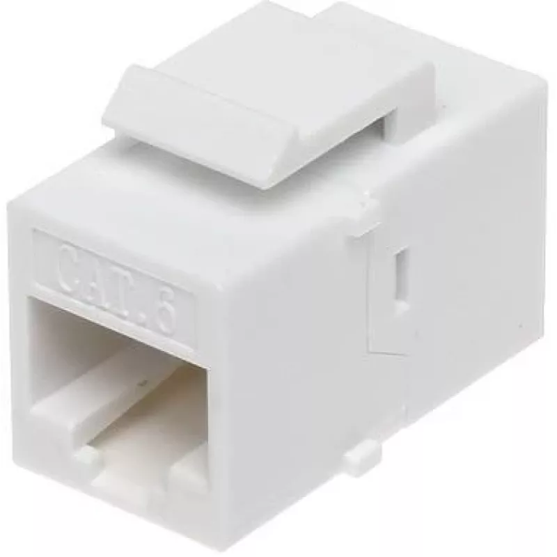 DELTA FX-RJ45-G/RJ45-G/6 suojattu Cat6 Keystone -liitin, työkaluton, kultakontaktit