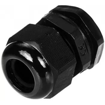 DELTA eristetty kaapeliläpivienti G3/4-SCHWARZ IP68 3/4