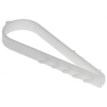 DELTA seinäkaapeliklemmi pyöreä 6-10 mm 50 kpl valkoinen