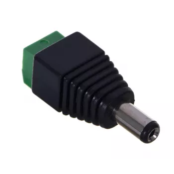 DELTA S-55 DC-virtapistoke 5,5x2,1 mm ruuviliitin