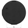 DELTA STG-PFA130-E -liitäntärasia Dahua-dome-kameroille, seinä-/kattokiinnitys, alumiini, musta STG-PFA130-E(BLACK)