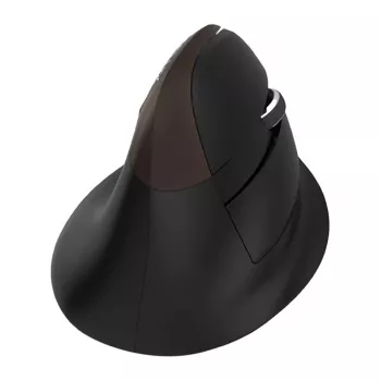 Delux M618 Mini Gold ergonominen hiiri - 2.4G / Bluetooth 5.0 / USB-C, 4000 DPI, oikeakätinen pystysuora