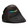 Delux M618 Mini Gold ergonominen hiiri - 2.4G / Bluetooth 5.0 / USB-C, 4000 DPI, oikeakätinen pystysuora