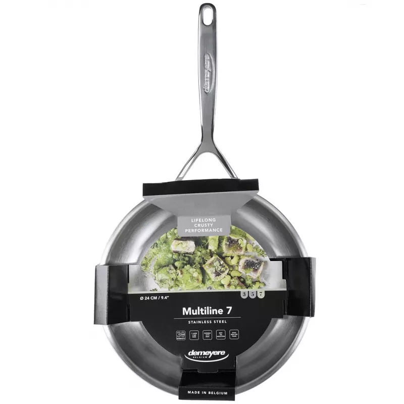 Demeyere Multiline 7 24 cm ruostumaton teräspaistinpannu 40850-949-0