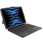 DEQSTER Prime -näppäimistökotelo iPad Air 13 tuumalle (M2/M3) - USB-C, roiskevesitiivis, QWERTY, musta