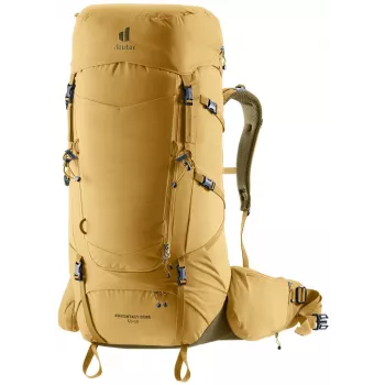 Deuter Aircontact Core 50+10 vaellusreppu - Savanna/Nori
