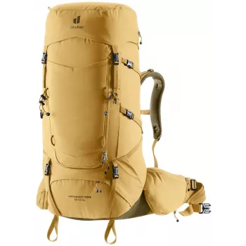 Deuter Aircontact Core 55 + 10 SL naisten reppu - Savanna/Nori