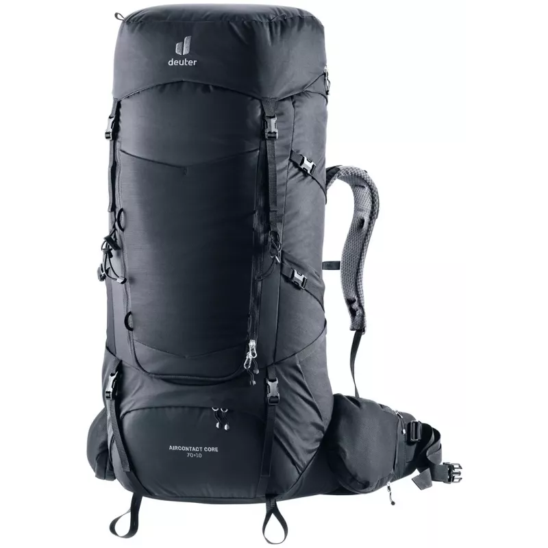 Deuter Aircontact Core 70+10 vaellusreppu - musta