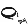 Devia 2-in-1 USB-C - Lightning -kaapeli kaulanauhalla 1,2 m 27W musta