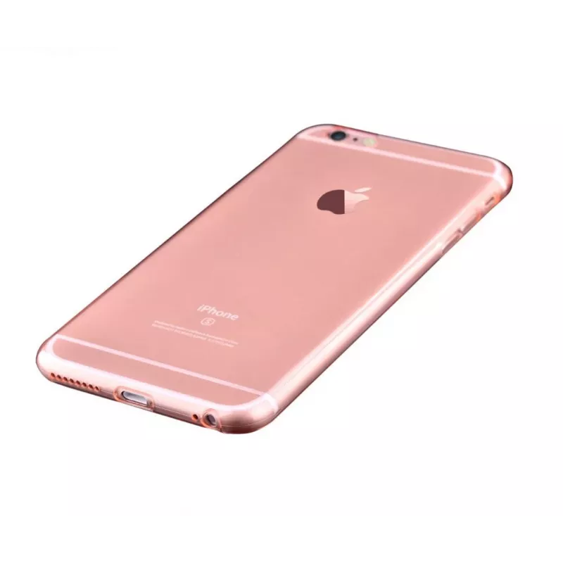 Devia Apple iPhone 6/6s Naked läpinäkyvä ruusukullanvärinen takakansi