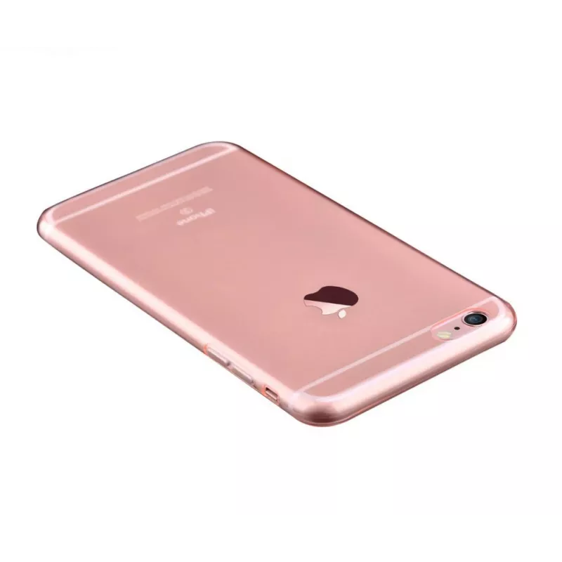Devia Apple iPhone 6/6s Naked läpinäkyvä ruusukullanvärinen takakansi