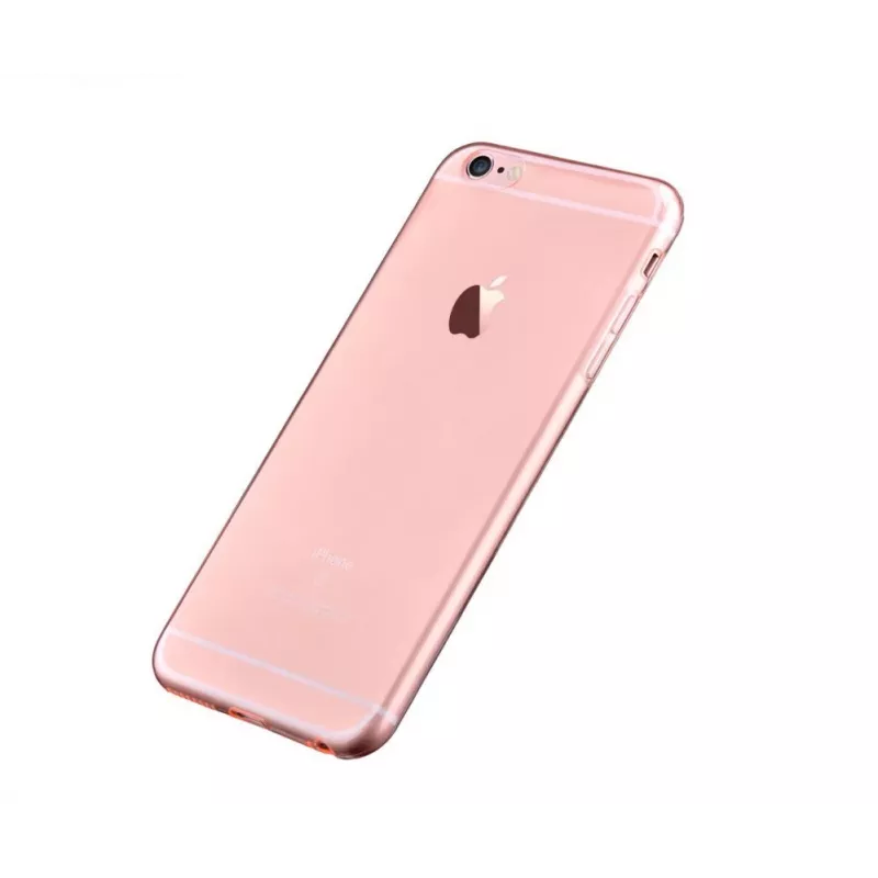 Devia Apple iPhone 6/6s Naked läpinäkyvä ruusukullanvärinen takakansi