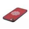 Devia Apple iPhone 7/8 Flower Embroidery -kotelo punainen