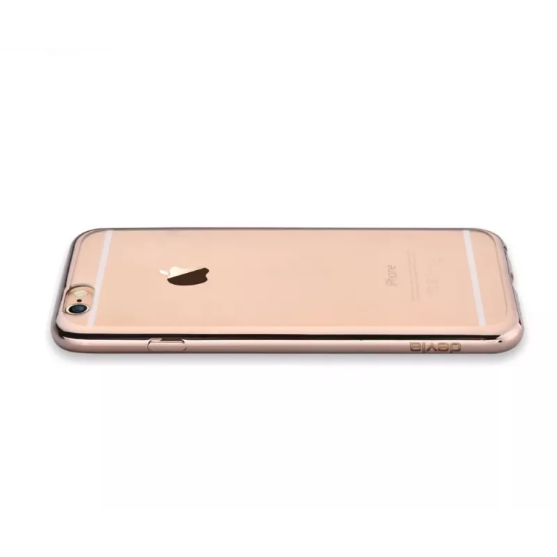 Devia Apple iPhone 7/8 Glitter -pehmeä kotelo champagnekulta