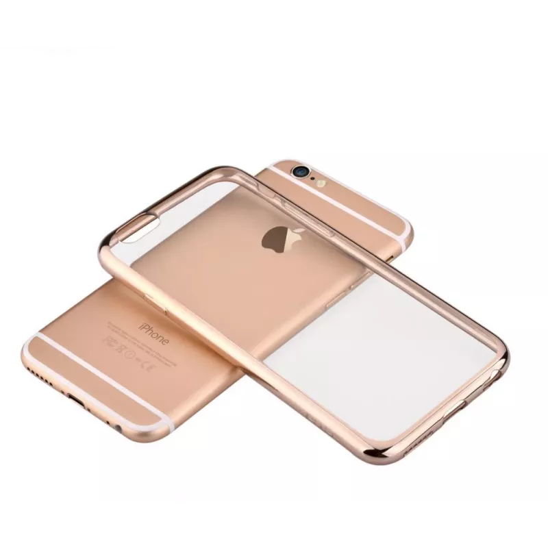 Devia Apple iPhone 7/8 Glitter -pehmeä kotelo champagnekulta