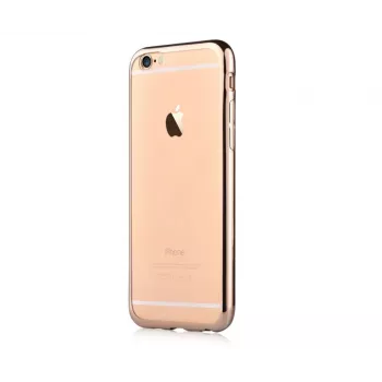 Devia Apple iPhone 7/8 Glitter -pehmeä kotelo champagnekulta