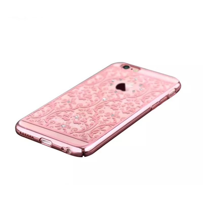 Devia Apple iPhone 7 Plus Baroque Swarovski-ruusukultainen suojakotelo