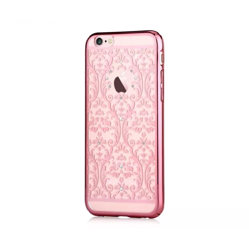 Devia Apple iPhone 7 Plus Baroque Swarovski-ruusukultainen suojakotelo