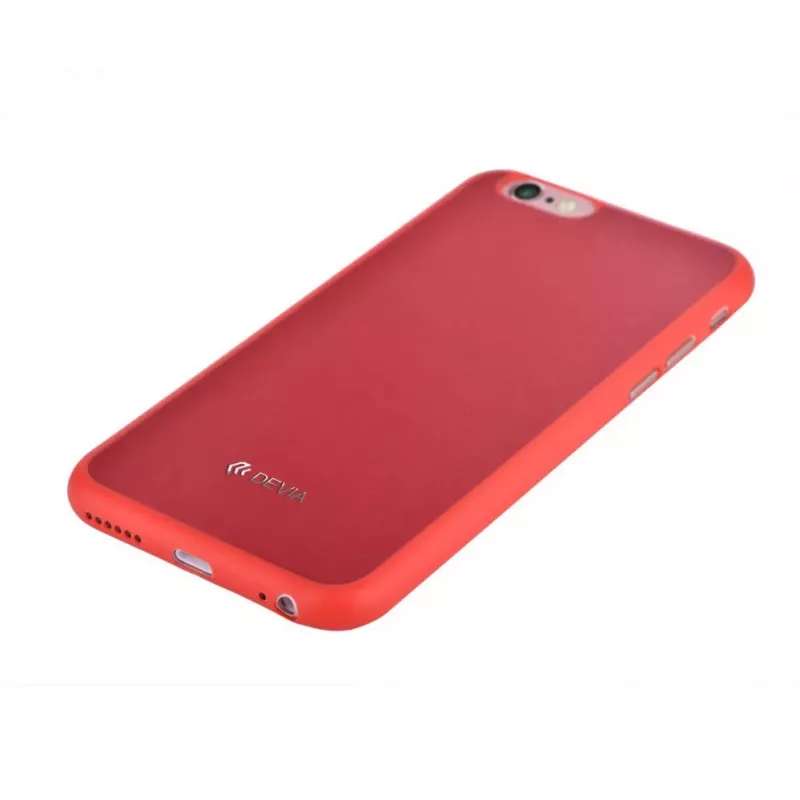 Devia Apple iPhone 7 Plus Jelly Slim -kuori viininpunainen