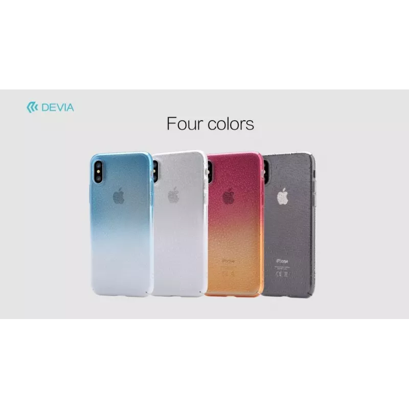 Devia Apple iPhone X Amber -kuori teen värinen