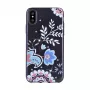 Devia Apple iPhone X Crystal Blossom kuori musta